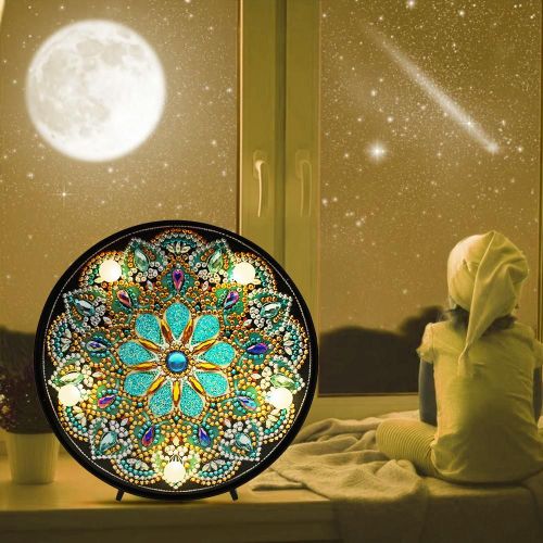 Lampe Led Pour Peinture Diamant, Bricolage, Perceuse Complète, Forme Spéciale, Modélisation De Peinture, Lumière Pour Table, Bureau, Décoration De La Maison