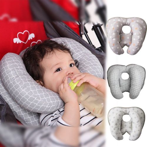 Oreiller En Forme De U Pour Bébé, Positionneur De Sommeil Doux, Soutien De La Tête, Protection Du Cou, Appui-Tête Pour Poussette, Accessoires De Sécurité