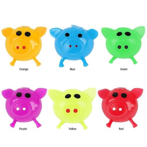 Jouets Anti-Stress, Divers Types De Tête De Cochon, Décompression, Boule D'évent, Boule D'évent Collante, Boule D'évent