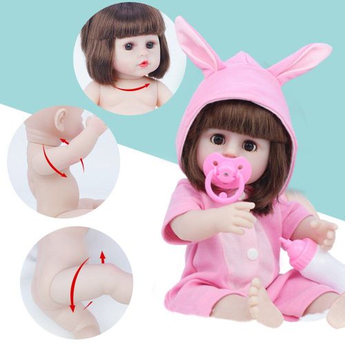 Poupée Réaliste En Émail Pour Nouveau-Né, 38cm, Jouet Éducatif Pour Enfants, Cadeau D'anniversaire