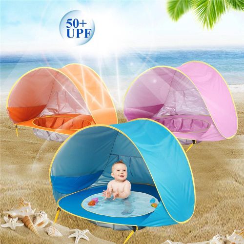 Tente De Plage Pour Bébé, Abri Solaire Anti-Uv, Jouets Pour Enfants, Petite Maison, Auvent Étanche, Portable, Piscine À Balles, Tentes Pour Enfants