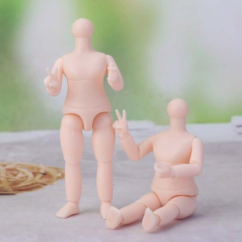 Poupées Articulées 1/12 Pour Filles, Corps Nu, Peau Normale, 9.5cm, 13 Jouets À Habiller, Diy Bricolage