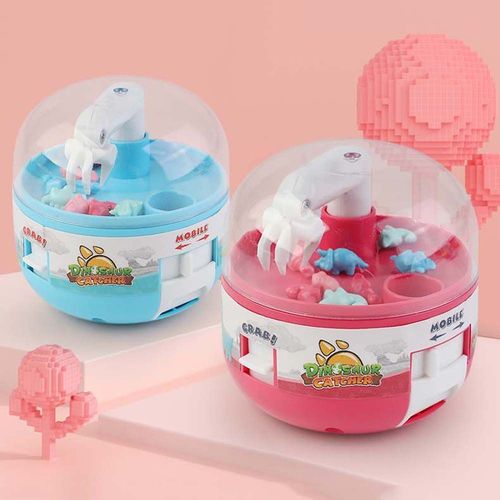 Capsule Jouet Mini Griffe Machine Attraper Jeu De Dinosaure Mignon Receveur Soulagement Du Stress Micro Dino Chiffres Petit Prix Pour Enfants Enfants