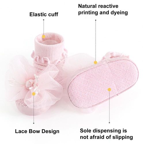 Chaussettes Antidérapantes Pour Bébé, Tricotées Fines, Antidérapantes, Ultra Douces, Pour La Maison, Pour L'intérieur
