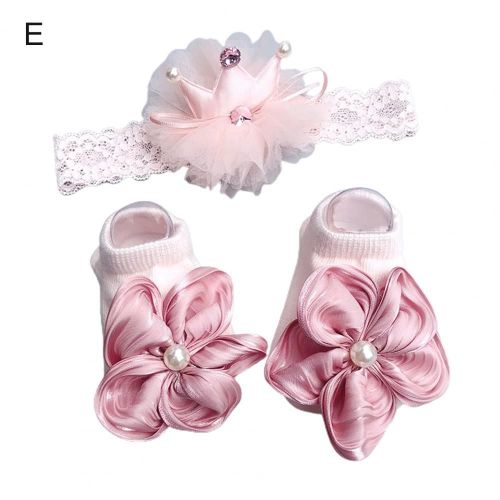 1 Ensemble De Chaussettes Décoratives Pour Bébés Filles, Douces Et Colorées Pour Enfants