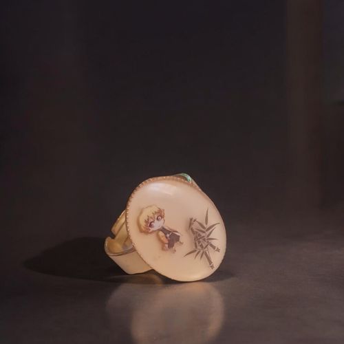 Bague Réglable Doré Démon Slayer