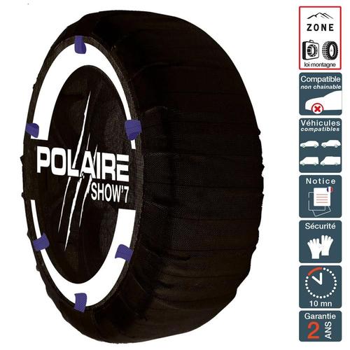 Chaussette Chaine Neige Textile Pneu 155/80r13 Haute Résistance