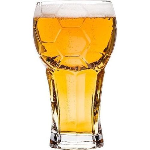 Chope À Bière En Forme De Ballon De Foot * Matière : Verre * Dimensions : 16,3 X 8,2 X 8,2 Cm * Contenance : 600 Ml Fonctions :