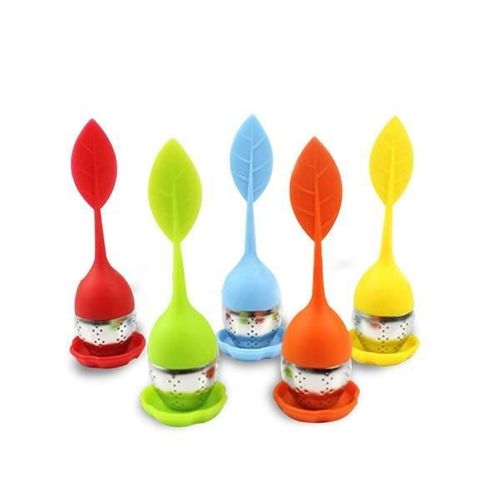 La Boule À Thé Feuille Avec Support Rouge Deco Maison Ustensile Cuisine