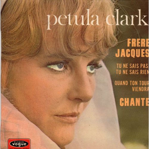 Petula Clark "Frère Jacques" Vinyle 45 T 17 Cm - Ep - Vogue - 1968