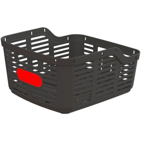Panier Avant Plastique Zig Zag Noir 38x34x19