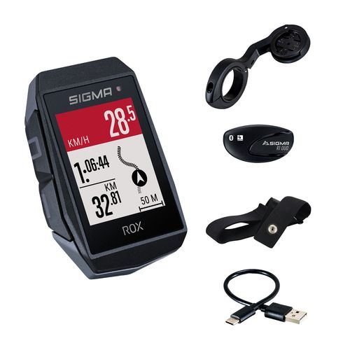 Compteur Gps Sigma Rox 11.1 Evo Noir Hr Set (Vitesse + Cardio)