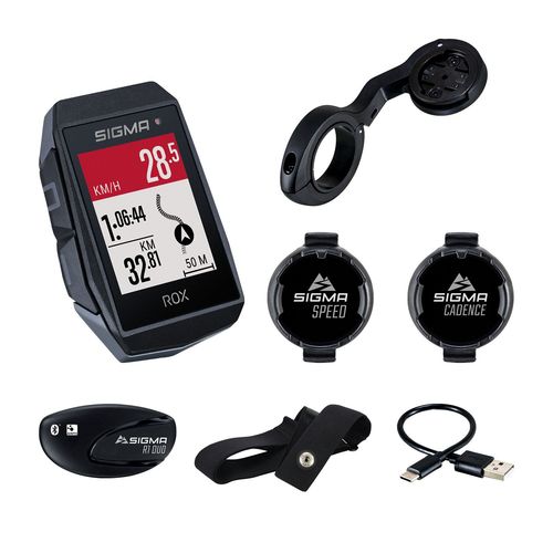 Compteur Gps Sigma Rox 11.1 Evo Noir Sensor Set (Vitesse + Cadence + Cardio)
