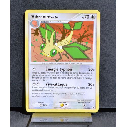 Carte Pokémon 53/111 Vibraninf Platine Rivaux Émergents Neuf Fr