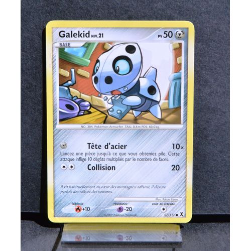 Carte Pokémon 57/111 Galekid 50 Pv Platine Rivaux Émergents Neuf Fr