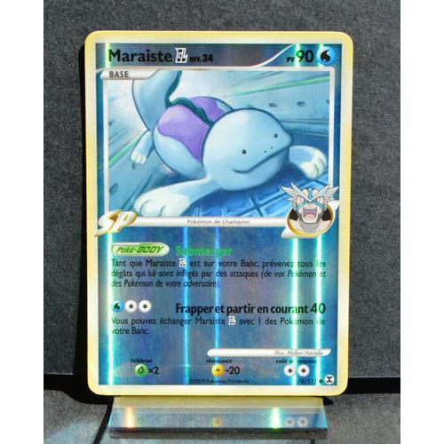 Carte Pokémon 76/111 Maraiste - Reverse 90 Pv Platine Rivaux Émergeants Neuf Fr