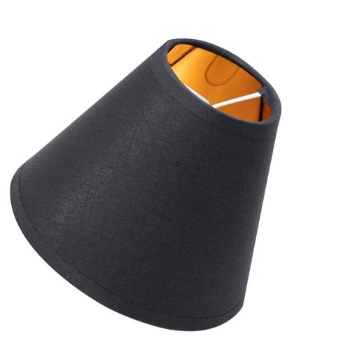 Abat Jour En Tissu Type Bulle, Simple, Abat Jour De Plafond, Accessoire Pour La Maison (Noir)