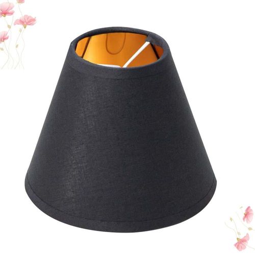 Abat Jour En Tissu Type Bulle, Simple, Abat Jour De Plafond, Accessoire Pour La Maison (Noir)