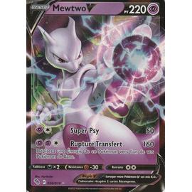 Mewtwo V 030/078 Carte Pokémon Go ultra rare : : Jouets