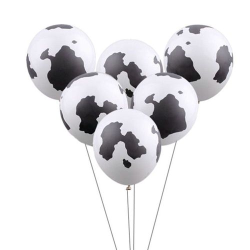 36 Pièces 12 Pouces Vache Spot Impression Ballon Fête D'anniversaire Décor Latex Ballon Fête Des Enfants Cadeau Fête D'anniversaire Fournitures Sans