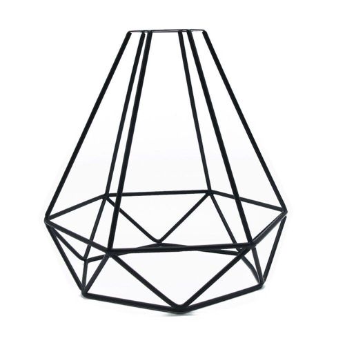 Abat Jour Suspendu En Forme De Cage, Rétro, Accessoires De Décoration Pour Plafond D'intérieur, Bricolage, Vintage, Fer