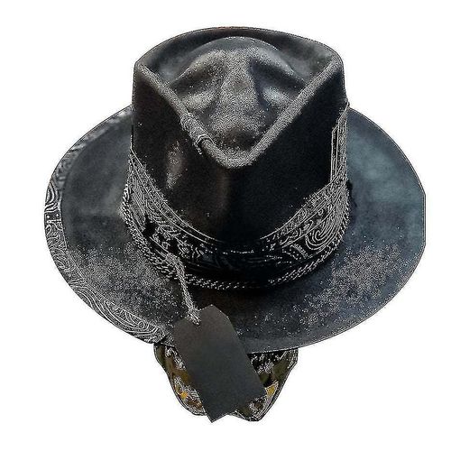 2023 Chapeau Cowboy Homme Style Punk Chapeau Cowboy Ouest Chapeau Crâne Chapeau Fast-In Stock-Good