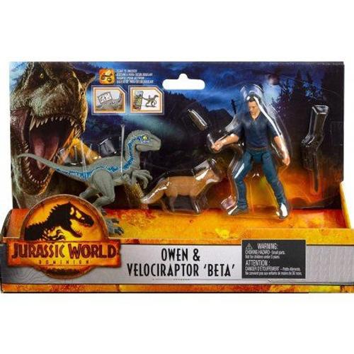 Jurassic World - Coffret Figurine et dinosaures