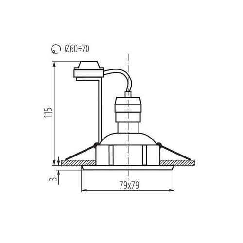 Luminaire Suspension En M?Tal Gris D 22 Cm