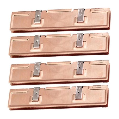 4pcs Pur Cuivre Ram Dissipateur Thermique Radiateur Pour Ram Mémoire Refroidisseur Refroidissement Dissipateur Thermique Mémoire De Bureau Radia