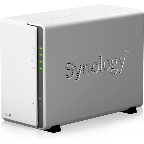 Synology Disk Station DS220j - Serveur NAS - 2 Baies - SATA 6Gb/s - RAID RAID 0, 1, JBOD - RAM 512 Mo - Gigabit Ethernet - iSCSI support