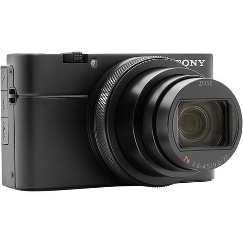 Sony Cyber-shot DSC-RX100 VII - Appareil photo numérique - compact - 20.1 MP - 4K / 30 pi/s - 8x zoom optique - ZEISS - Wi-Fi, NFC, Bluetooth - noir