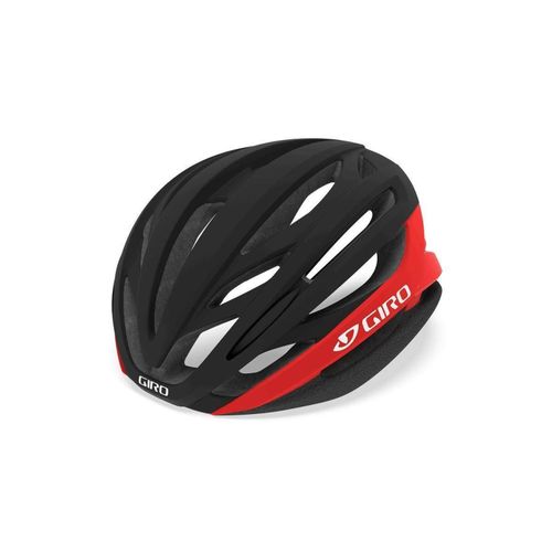 Casque Giro Syntax - Noir / Rouge Clair - Taille 51/55 Cm