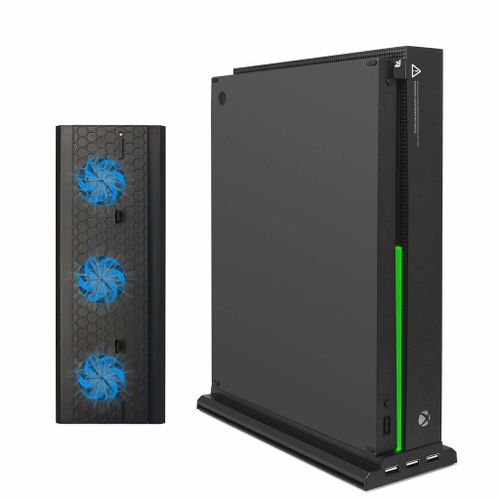 Support Xbox One X Avec Ventilateur Et 3 Ports Usb