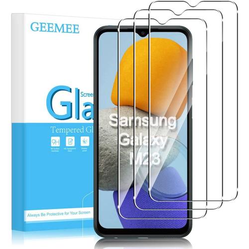 Pour Samsung Galaxy M23 5g/M33 5g/A13 4g&5g Verre Trempé, Ultra Clair 9h Film Protection Ecran En Verre Trempé, Anti Rayures Glass Screen Protector Transparente 3 Pack