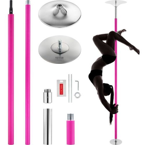 Barre De Pole Dance Professionnelle-Vevor-Pôle De Danse Statique Et Rotatif-Kit De Danse À La Barre Verticale-Pour Club Gym