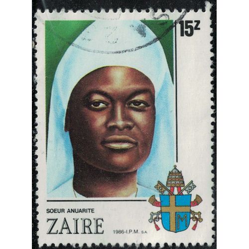 Zaïre 1986 Oblitéré Used Religion Soeur Clémentine Anuarite Y&t Cd 1236 Su