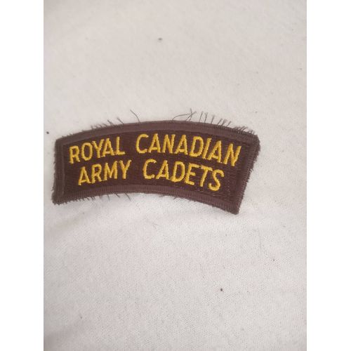 Écusson Épaule Royal Canadian Army Cadets