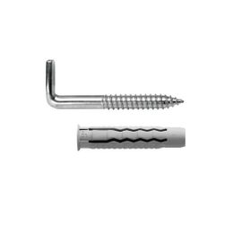 Kit sanitaire Alcayata avec Taco Ø 12 x 60 mm. Fixation Chauffages / Thermos à eau