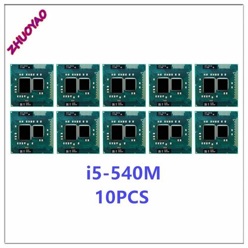 10 pièces i5 540M i5-540M SLBaf SLBTV 2.5 GHz touristes-Core facades-Thread CPU Processeur 3M 35W Prise G1/rPIncome 988A