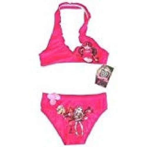 Maillot De Bain 2 Pi?ces - Bikini- Enfant Fille Monster High Rose 14 Ans