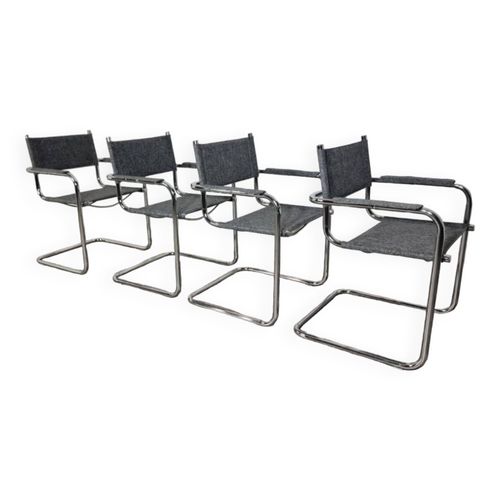 Chaises De Style Marcel Breuer Gris