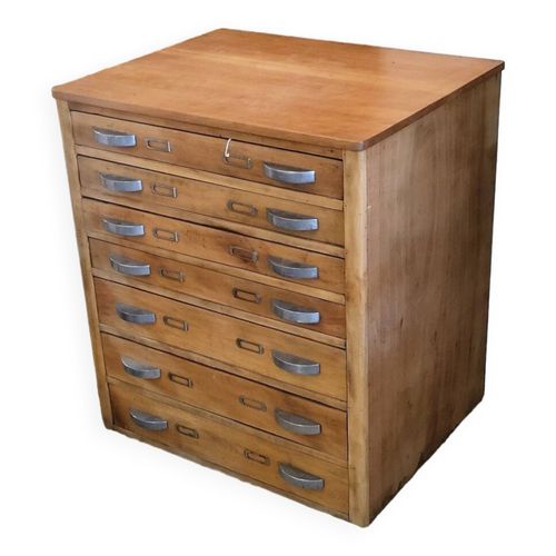 Meuble Tiroirs Grainetier Bois