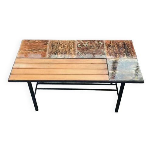 Table Basse Scandinave Marron