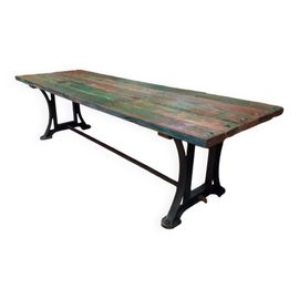 Table Industriel Multicolore