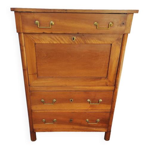 Secretaire Louis Xvi Campagnard En Noyer Bois