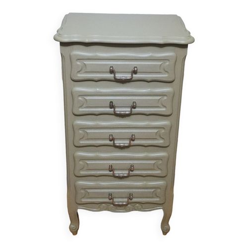 Chiffonnier 5 Tiroirs Vert