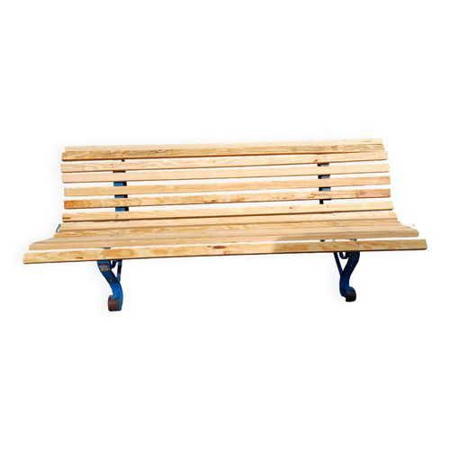 Banc Fer Forg Et Bois Des Annes 60 Bois