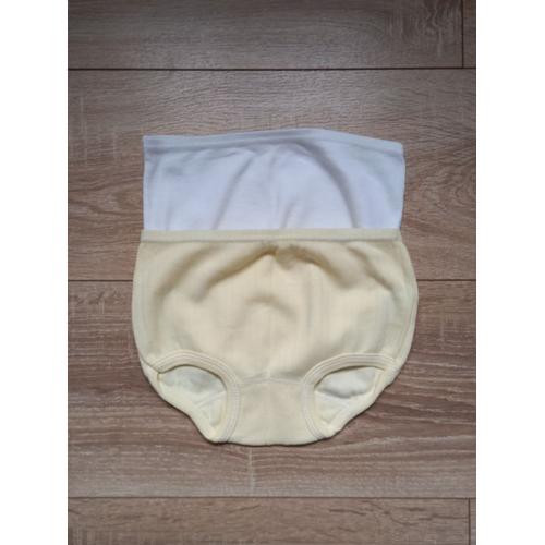 Lot De 2 Culottes Jaune Et Blanche Marque In Extenso Taille 4 Ans