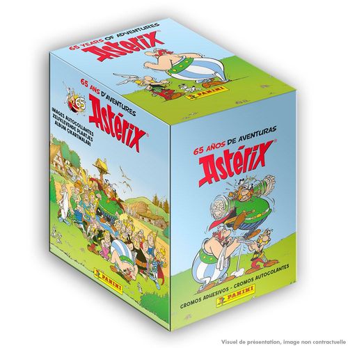 Stickers Asterix (65ème Anniversaire) Boite De 36 Pochettes