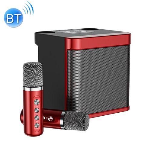YS-203 Haut-parleur karaoké Bluetooth Microphone sans fil - Rose